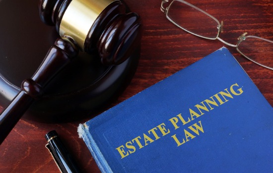 Trust Attorney with Estate Planning Book and Gavel in Kiawah Island SC