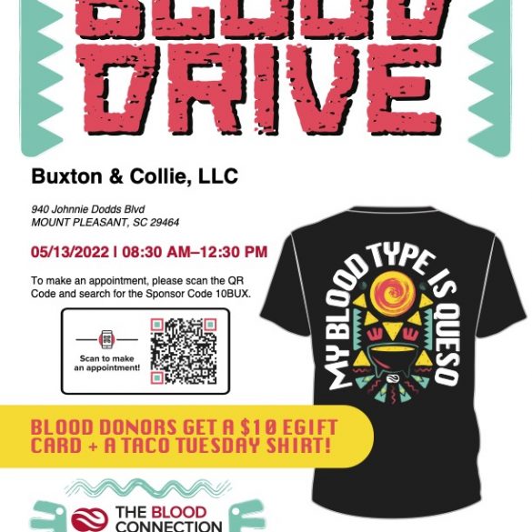 Spring Blood Drive at Buxton & Collie, LLC