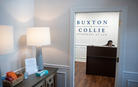 The lobby for Buxton & Collie, a Real Estate Law Firm for Awendaw SC