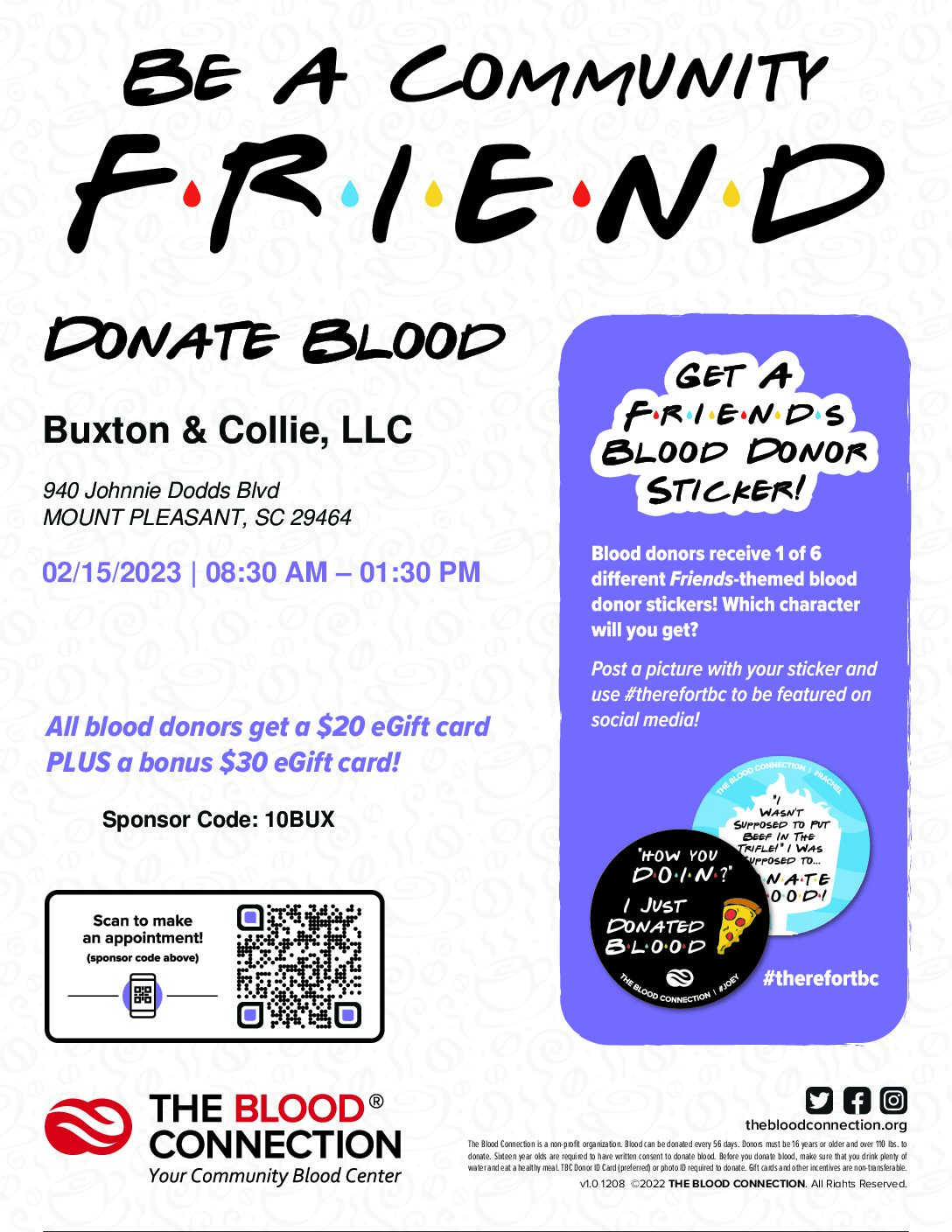 February is for ‘FRIENDS’ Blood Drive